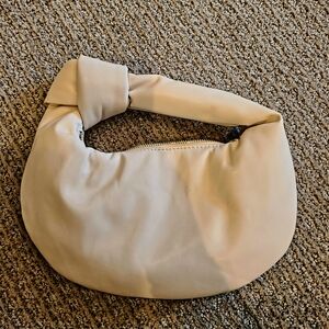 Melie Bianco Alexandra Top Handle Bag in Cream